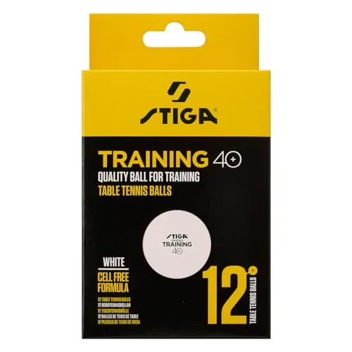 STIGA Training 40+ balles ping-pong x100 entraînement