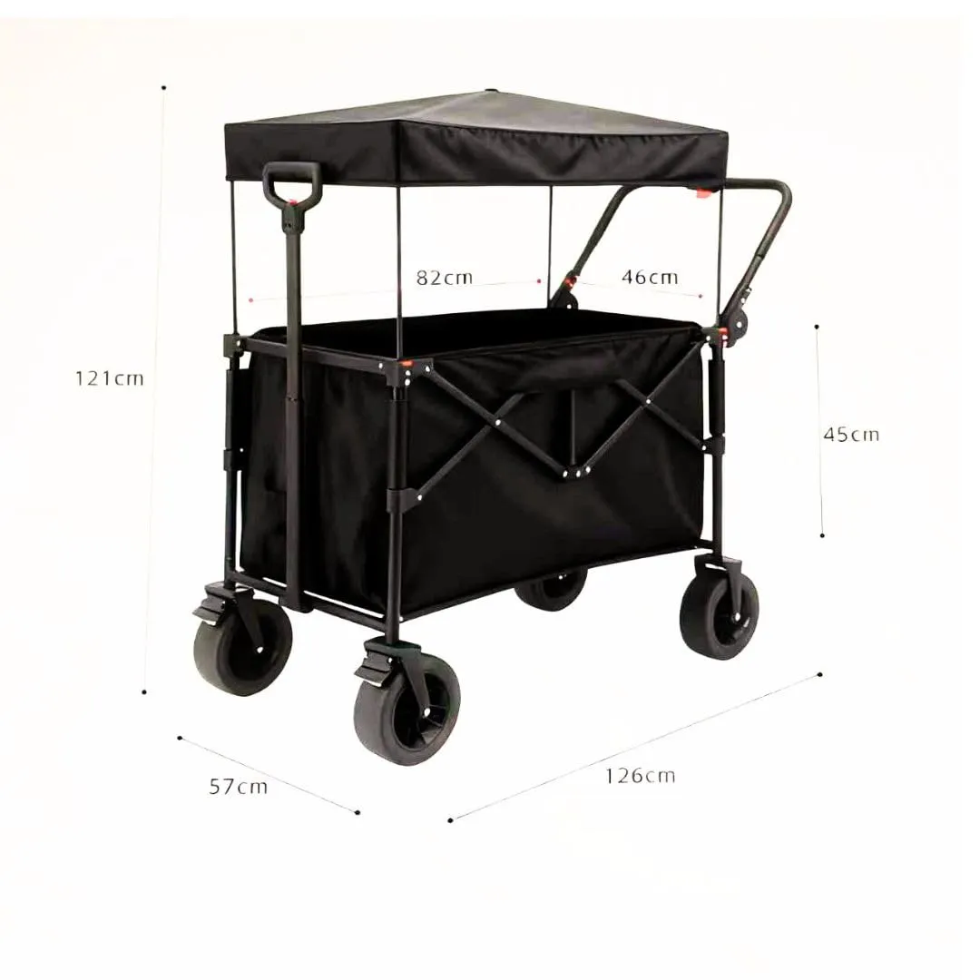Kettler Easy chariot pliable noir frein 9 positions