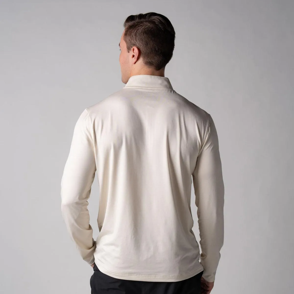 JOOLA Quarter Zip pull homme noir anti-UV léger