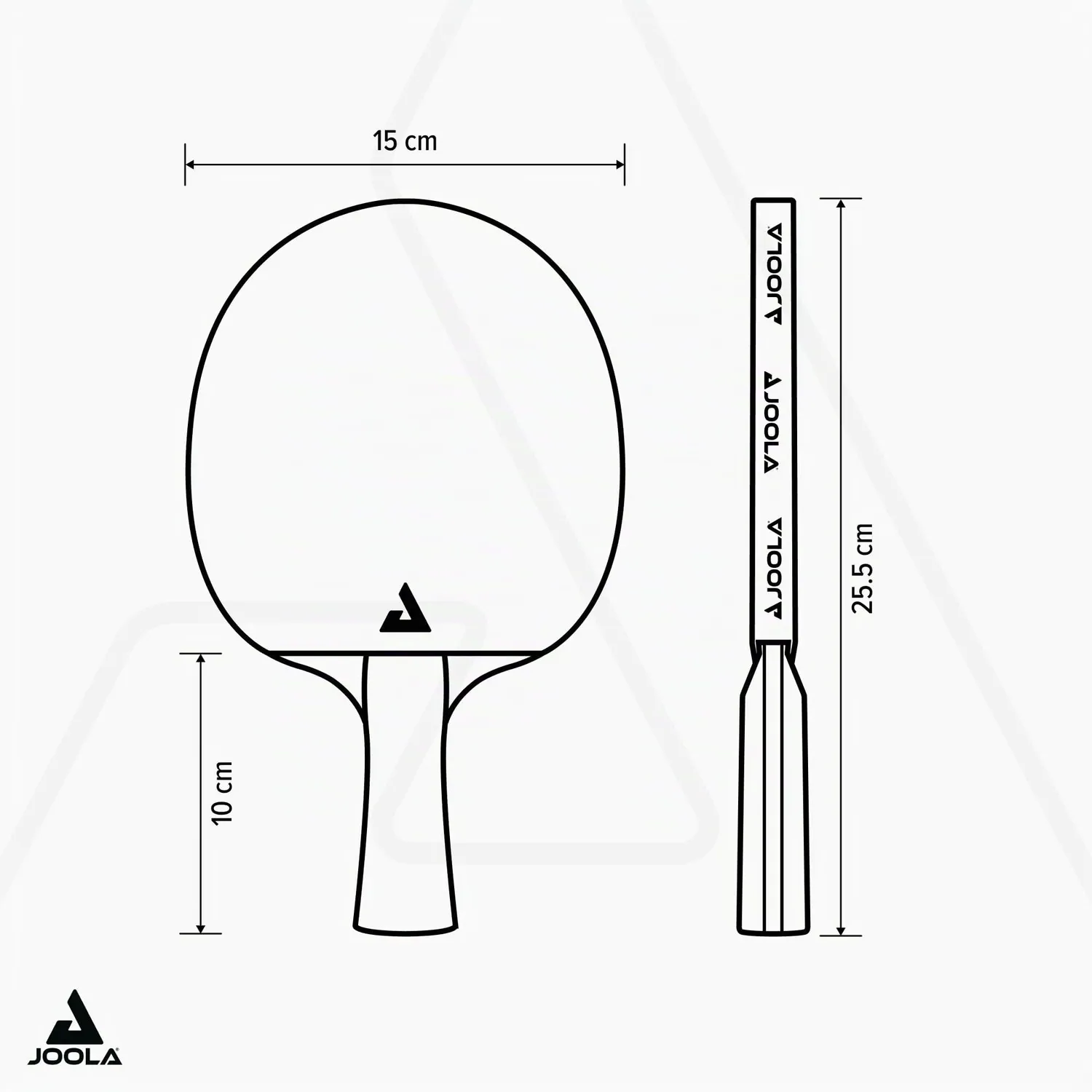 JOOLA Match Pro raquette ping-pong 4 étoiles 1,8 mm