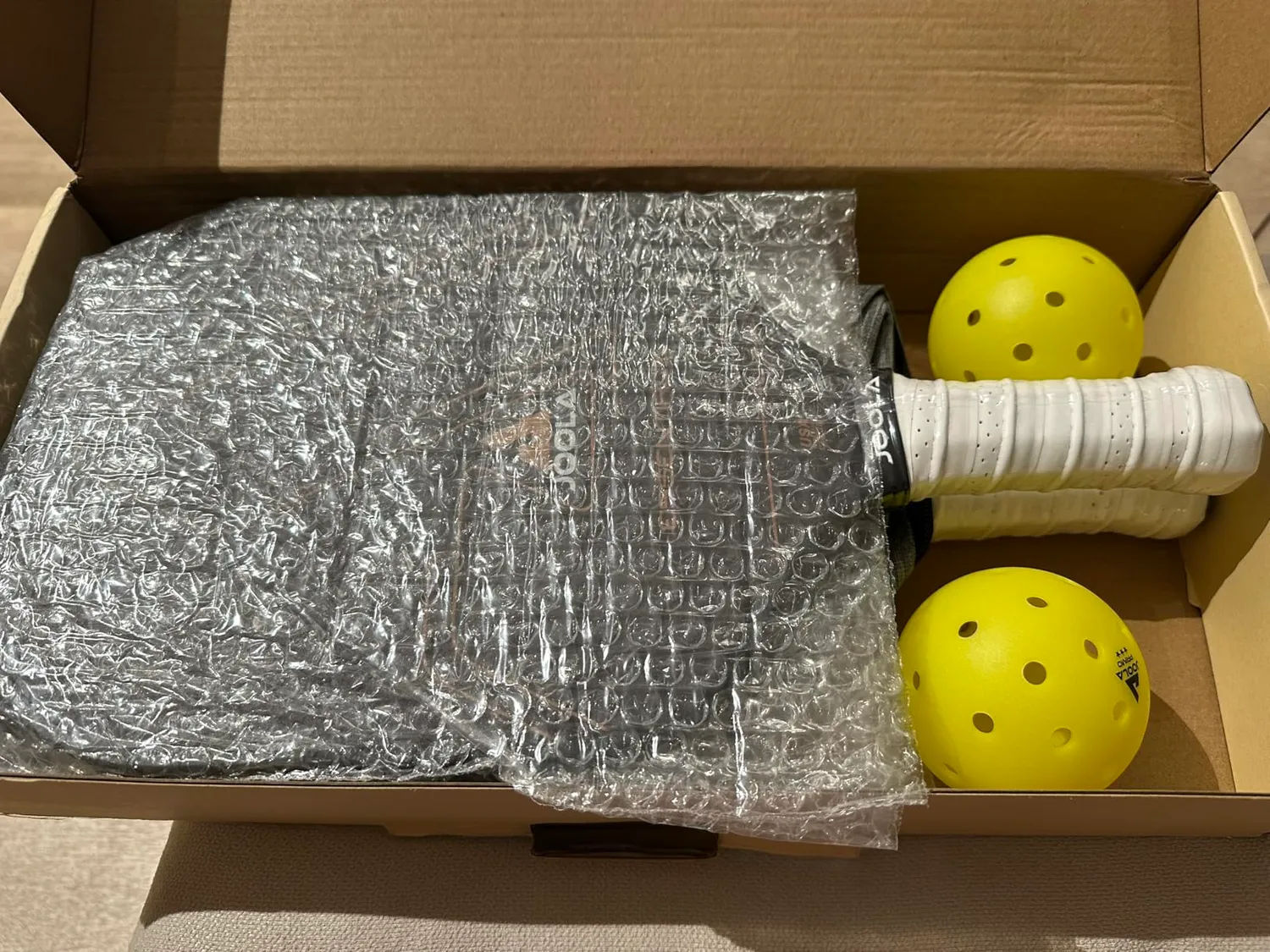 JOOLA Essentials set pickleball 2 raquettes 4 balles