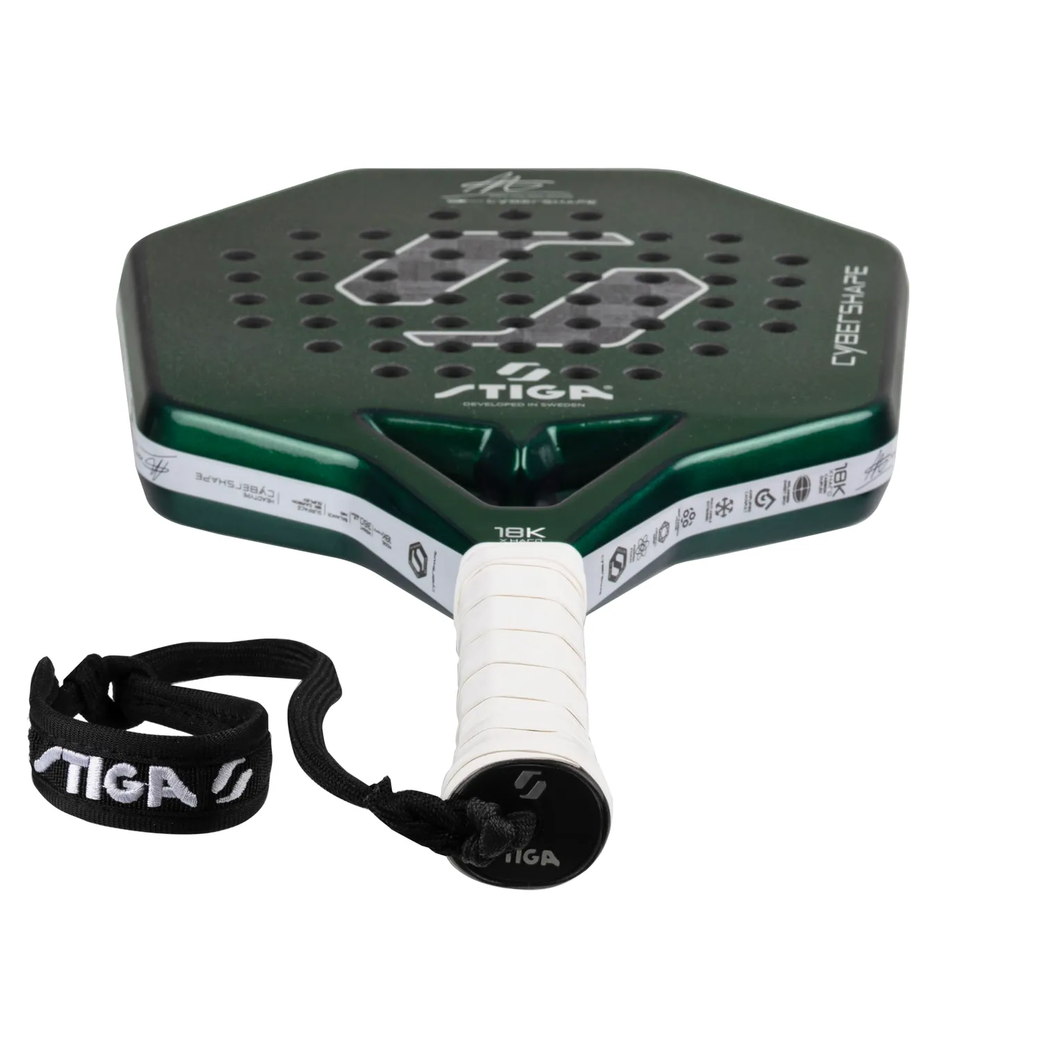 STIGA Cybershape raquette padel Adam X Hard 360g puissance