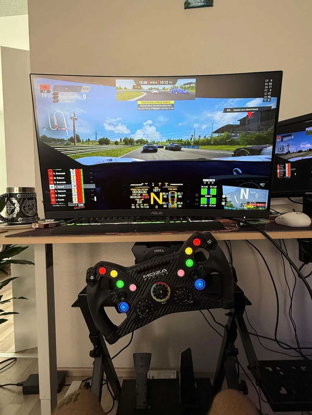 MOZA Racing R9 V3 KS bundle volant GT 9 Nm
