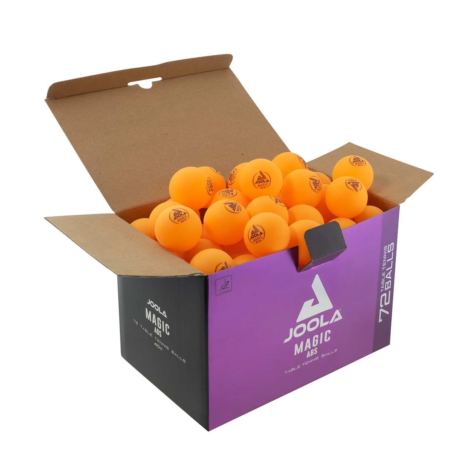 JOOLA Magic ABS 40+ balles tennis de table x72 blanches
