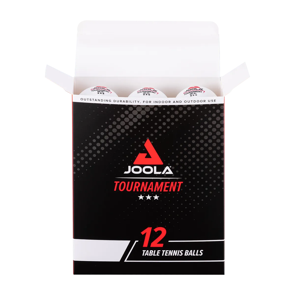 JOOLA Tournament 40+ balles de ping-pong x12 blanches