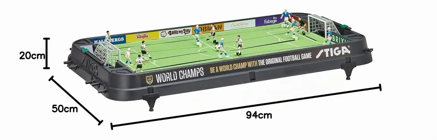 STIGA World Champs babyfoot rétro 2 joueurs 94 cm