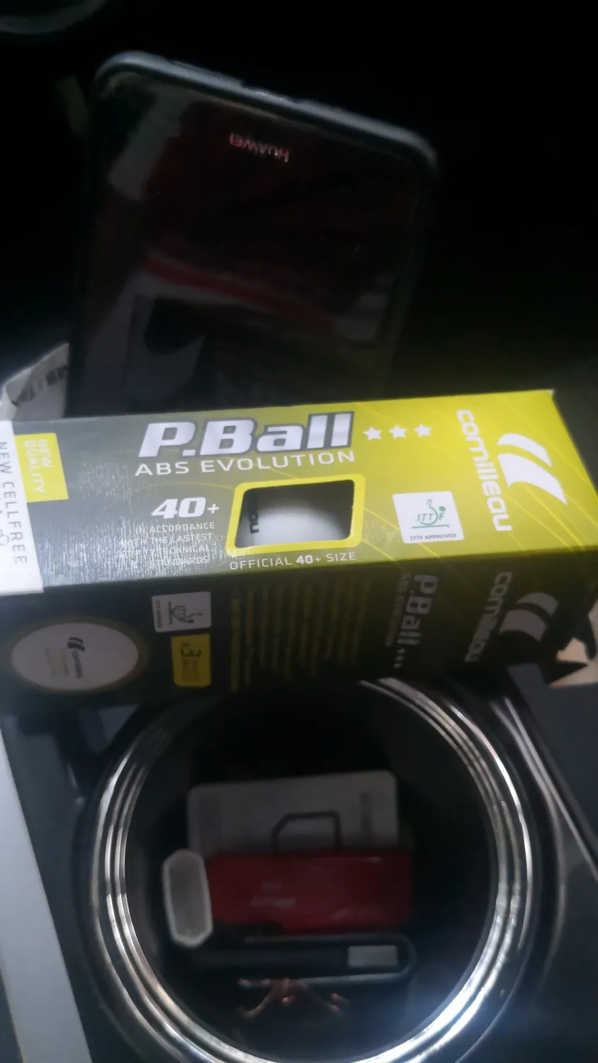 Cornilleau P-Ball ABS Evo balle ping-pong x3 blanc