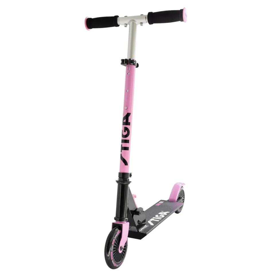 STIGA Comet 120-S trottinette enfant Noir Rose pliable