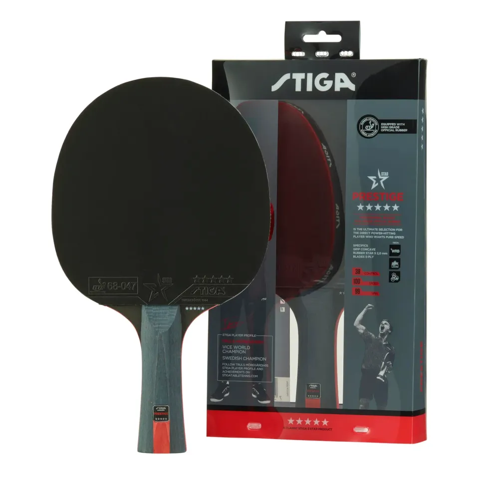 Stiga Prestige 5-Star raquette tennis de table rapide